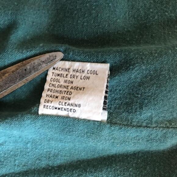 Jl Colebrook VTG 90’s Boxy Denim Blazer 2 Button Leather Detailing Pockets SM - Picture 10 of 12